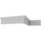 Ekena Millwork 5 5/8"H x 2 1/4"P x 6"F x 94 1/2"L Floral Crown Moulding MLD05X02X06FL - alternate 5
